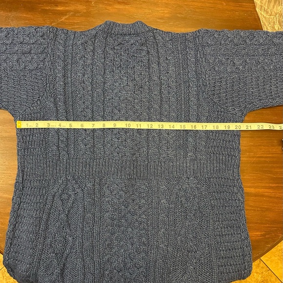 Blue CARRAIG DONN Fisherman Sweater Coat - Picture 9 of 9